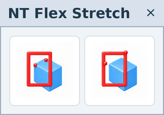 NT Flex Stretch SketchUp plugin toolbar